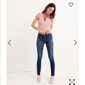 Madewell Tencel skinny high rise jeans